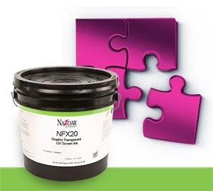 NAZDAR NFX24 GRAPHIC TRANSPARENT VIOLET UV SCREEN INK